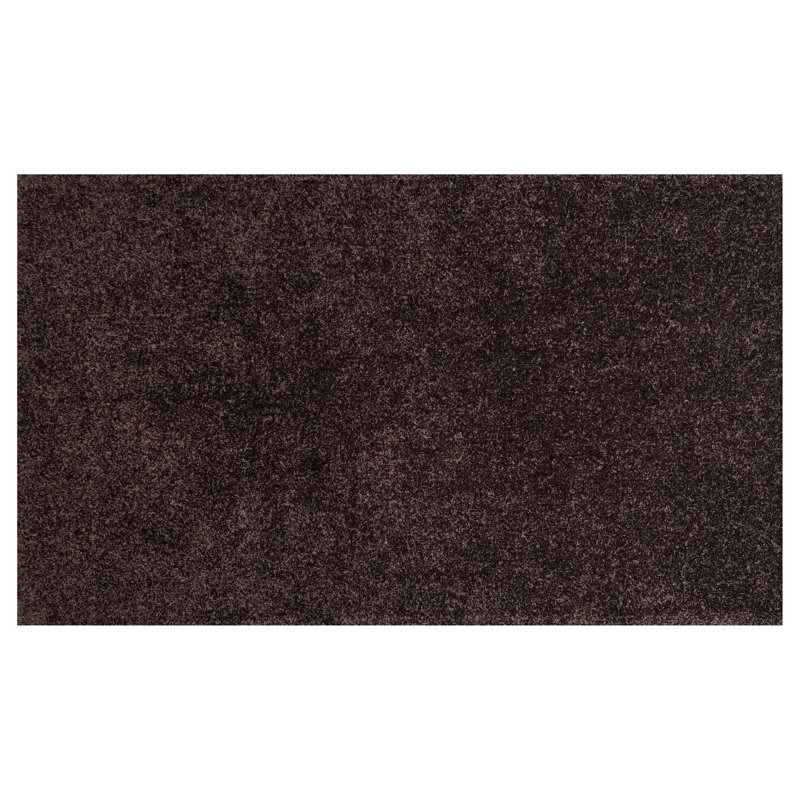 Espresso Brown Medium Washable Floor Mat, 28" W x 47" L