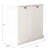 Laundry Sorter Cabinet - White, Made, Painting, Removable Cloth Bags, Easy To Assemble, 100-Pound Load Capacity White With Two Sections, , Painting Applied, Load-Bearing, Assembly Essential-1244068455
