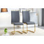 Nuvren Modern Dining Chairs With PU Leather And Metal Frame-125177246-125177244-125177241