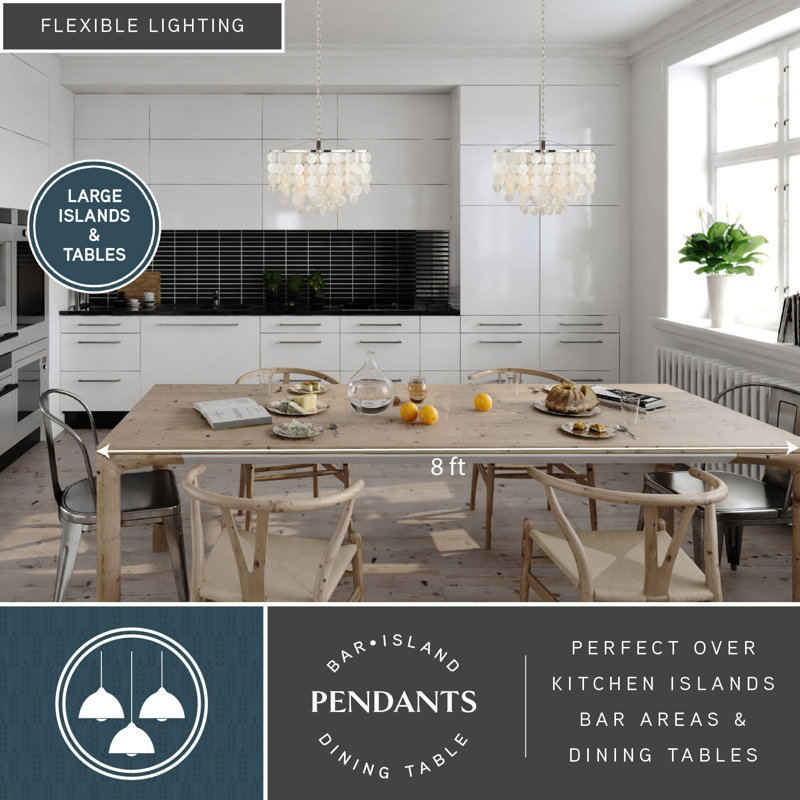 Icarus 3 - Light Dimmable Tiered Chandelier, Satin Nickel