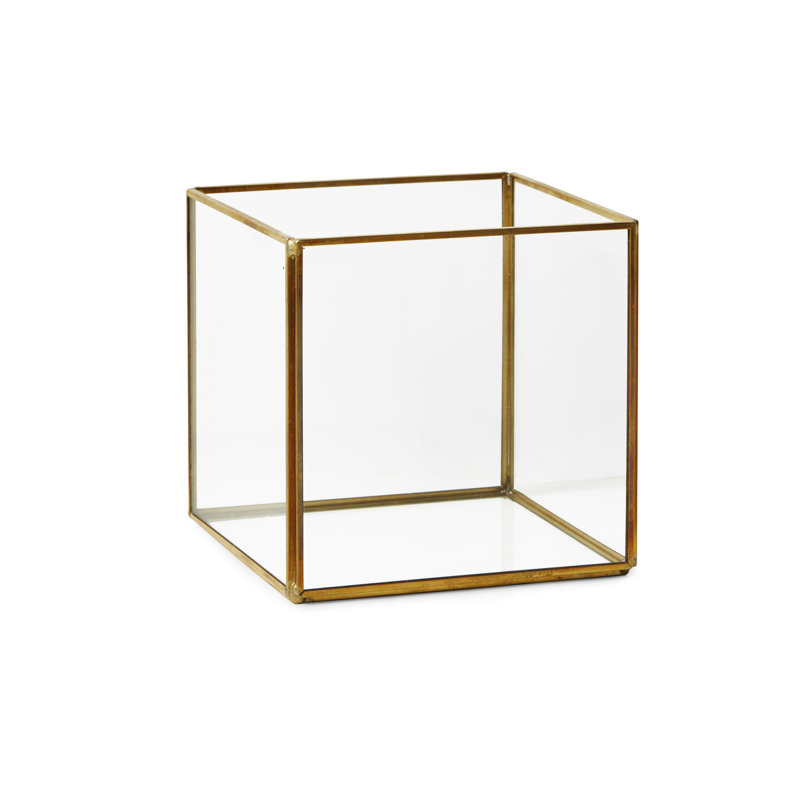 5'' H Glass Lantern