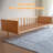 Grimpante 82.68'' Square Arm Cotton Linen Fabric Sofa with Wooden Frame-578746058
