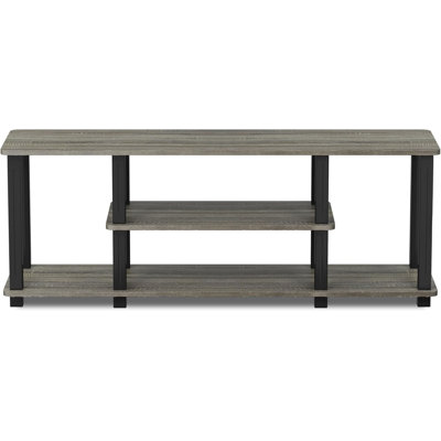  3D Entertainment Stand French Oak Gray/Black