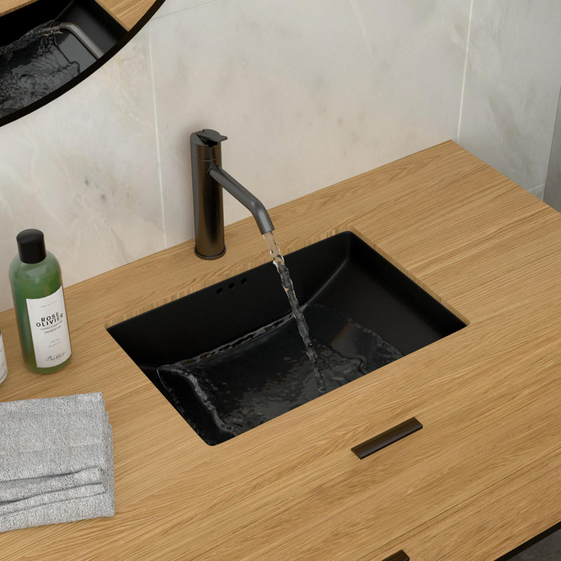Undermount Rectangular Ceramic Sink