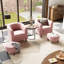 Torrence 31.7'' Upholstered Barrel Chair with Ottoman-961691188-961691184