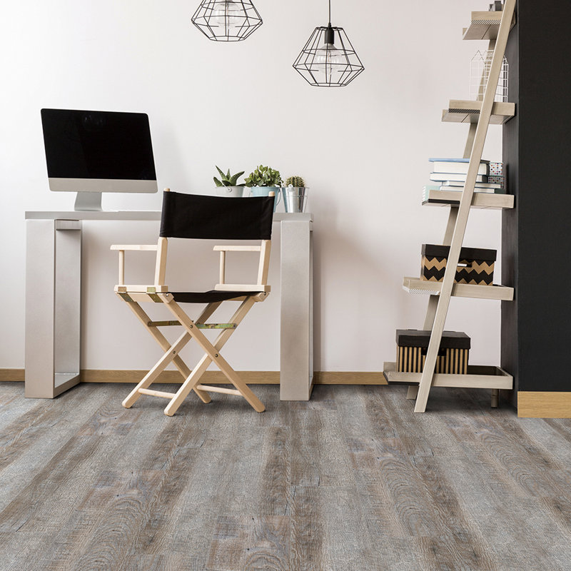 4.7mm Thick 7'' W x 48'' L Oak Vinyl Plank, African Goose