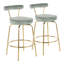 Tabouret de comptoir pivotant 25,5 po Kayson-383255561