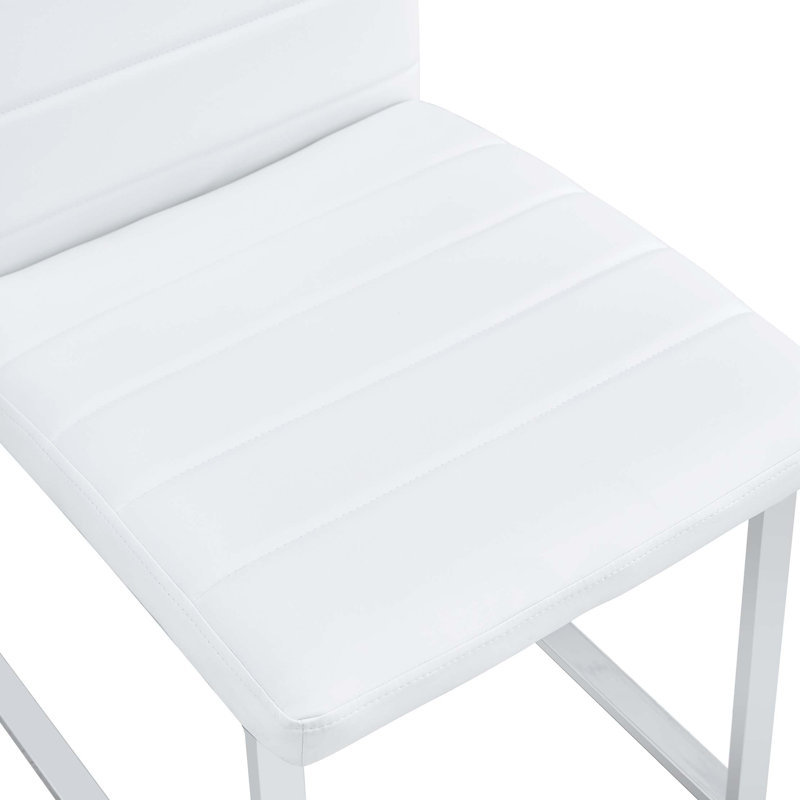 Ensemble de 4 chaises robustes, Blanc