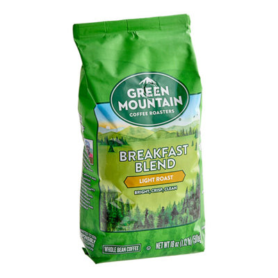 Green Mountain Coffee Roasters Breakfast Blend Whole Bean Coffee 18 Oz. WS-999GMWBBFAST