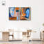 Ensemble de décorations murales abstraites à imprimé acrylique encadré par Art Remedy, cadre noir, 30 x 36-135309768-135309783