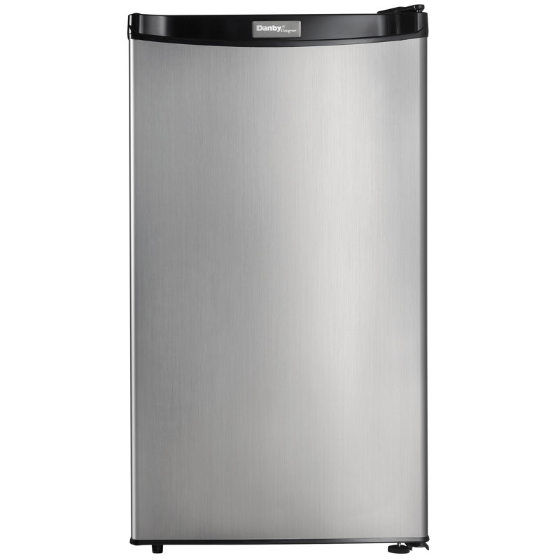 Danby Designer Réfrigérateur autoportant avec congélateur, Aspect inox