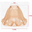 7.5cm H Glass Novelty Lamp Shade in Amber