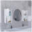 Oba 2-Pc Wall-Mounted Bathroom Medicine Cabinet With Open And Closed Storage-560096580