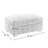 Chenille Upholstered Ottoman With Hidden Storage, For Modern And Space-Efficient Living Rooms-247101346