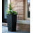 Cara 28" Square Composite Pot Planter with Plant Shelf-31645026