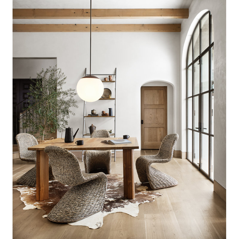 Mateo Handmade Cowhide Brown Rug