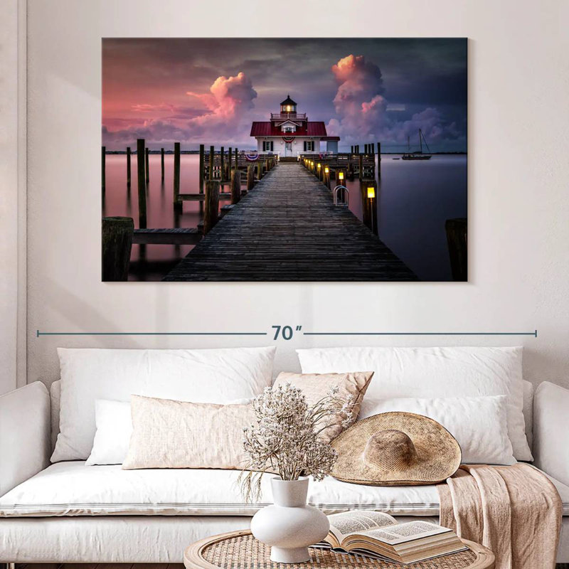 Aletra Manteo Lighthouse, 34" H x 51" W