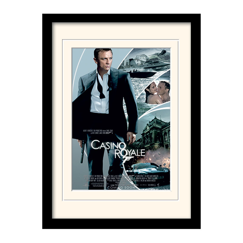 Casino Royale One Sheet by James Bond - Single Picture Frame Print
