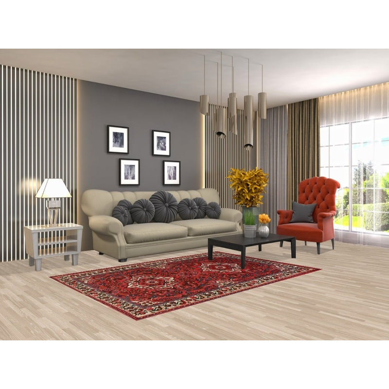 Tapis traditionnel fait à la main 5 x 7