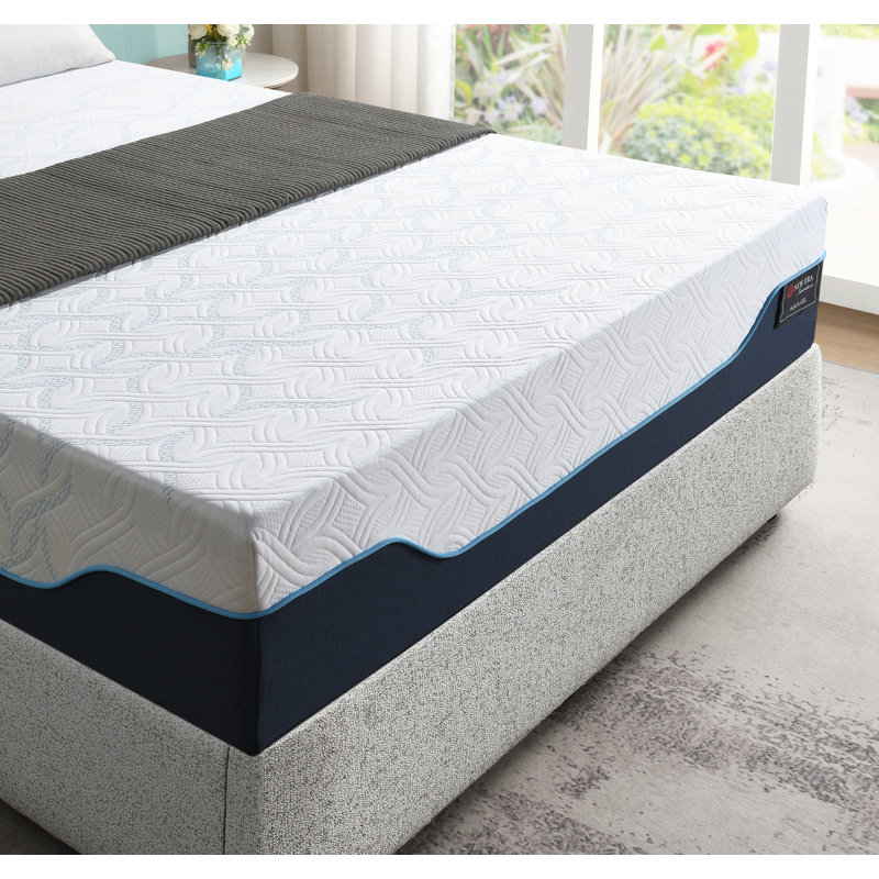 Matelas en mousse viscoélastique gélifiée et sommeil, Grand lit, 12"