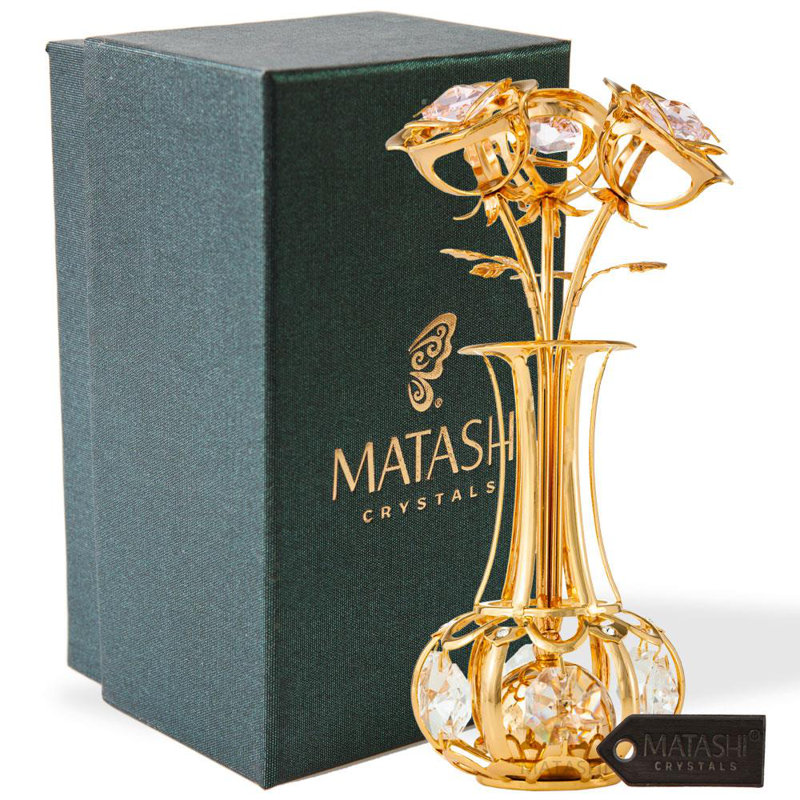 Landscape & Nature Figurines & Sculptures, Gold/Pink