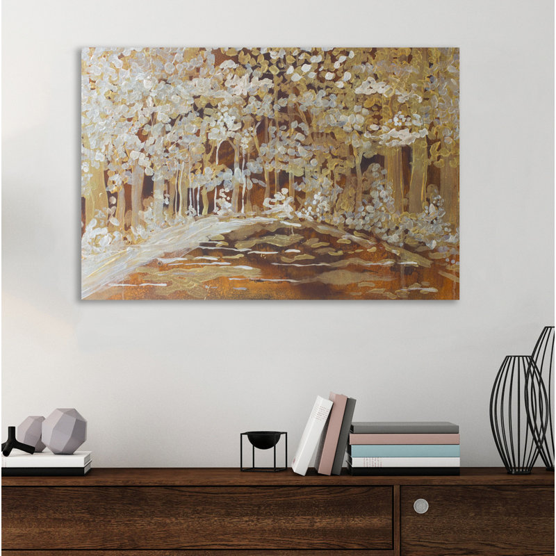 «Trees» par Kent Youngstrom - reproduction d'art sur toile tendue, 20 po x 30 p