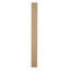 Paravent pivotant en lattes de bois de 106,5 po x 4,5 po, cloison de séparation ajustable pour salon, bureau et espaces ouverts-2101267847