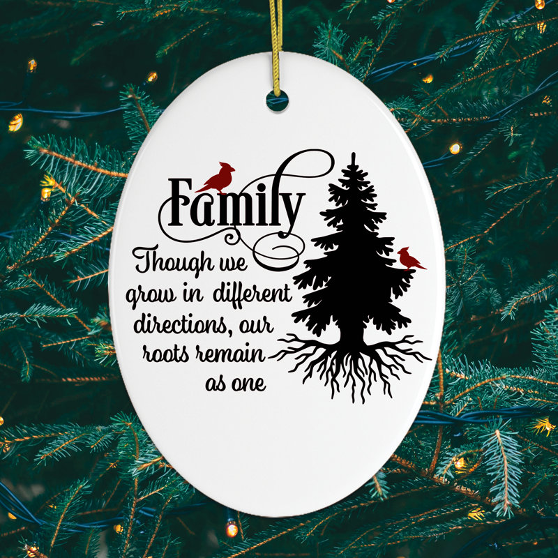 Ornement en forme de citation de famille «Lovely»