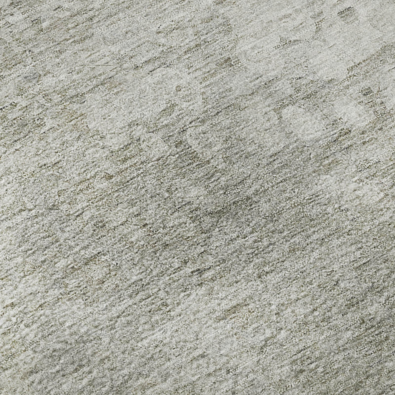Tapis beige Cerrito AMF565 lavable à la machine de qualité supérieure, Rectangulaire 3 pi x 5 pi