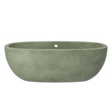 Avalon NativeStone Freestanding Soaking Cement Bathtub