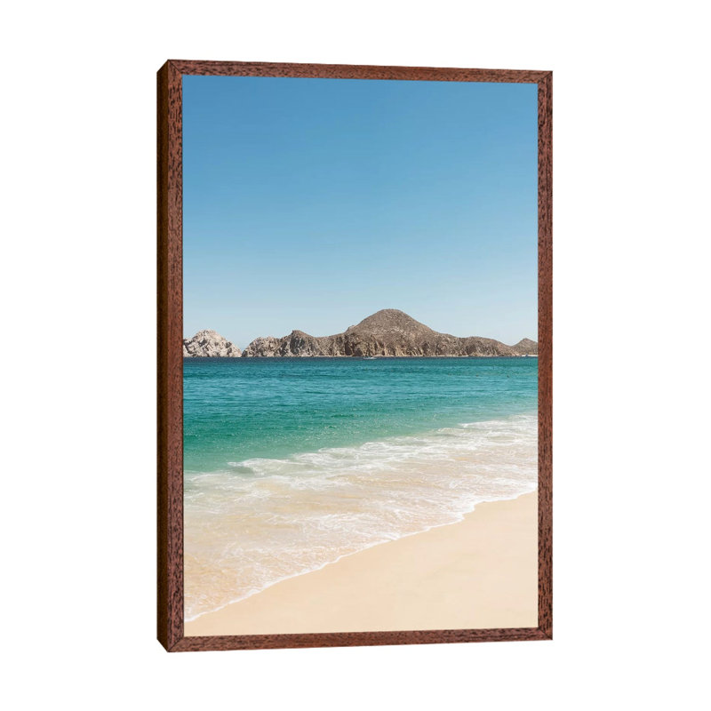 Cabo San Lucas III by Bethany Young - Print on Canvas, 101.6cm H x 66.04cm W x 3.81cm D, Classic Brown Wood Framed