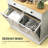 Bathroom Storage Organizer Cabinet Tilt Out Laundry Hamper Cabinet