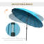 Aarun 279cm Tilt Beach Parasol-55967170