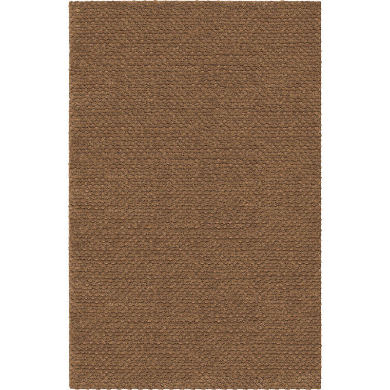 Strata White Area Rug, Brown/Tan, Rectangle 9' x 13'