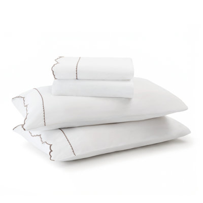 4 Pieces Split King Cotton Sheet Set,Linen