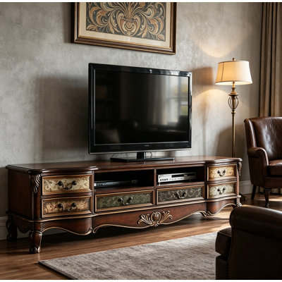 Casual Luxury Hand-Painted TV Cabinet