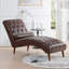 Chaise longue rembourrée