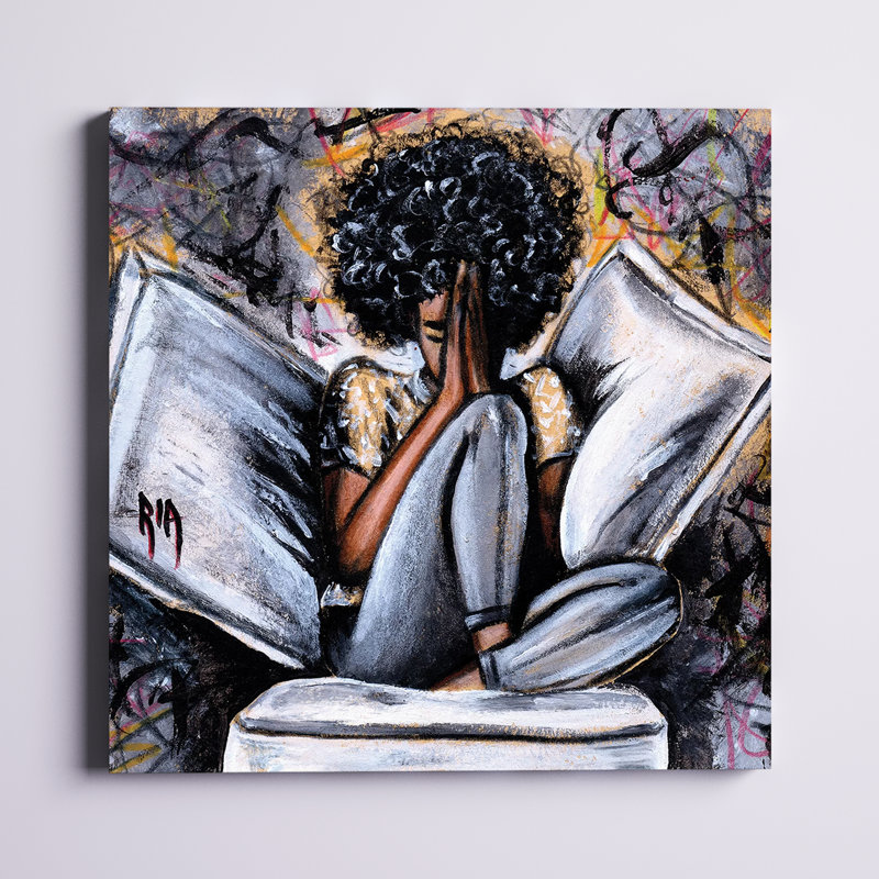 «All I Have ...» par l'artiste Ria - reproduction, Toile tendue, H 48 po x l 48 po, Pas de tapis