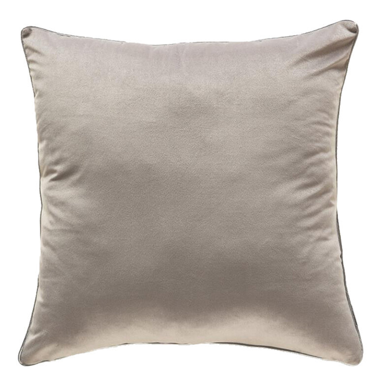 Housse de coussin Noah, Gris / argent