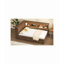 Lit de jour en bois avec tablettes de rangement, USB, DEL et lit gigogne
