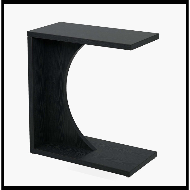 C-Shaped End Table, Sofa Side Table Couch Table