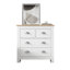 Rily 80cm W Solid + Manufactured Wood Bedside Table