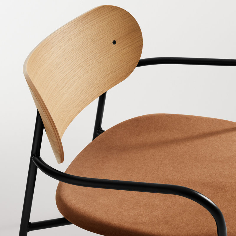 SideBySide Armchair, Copper Velvet