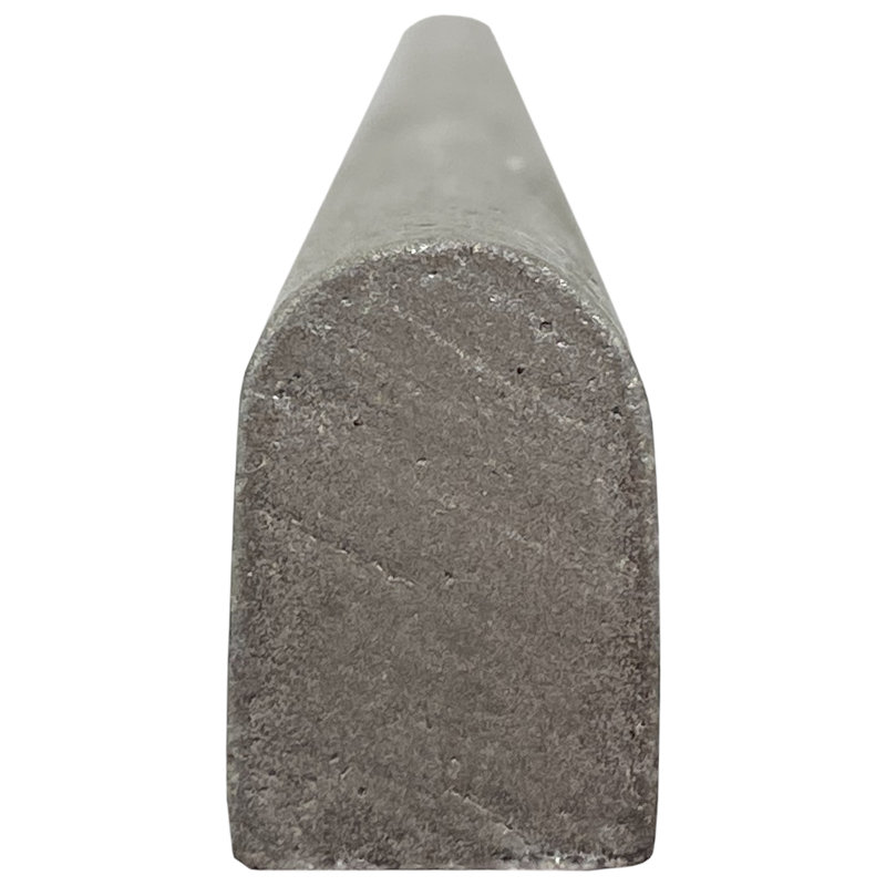 Constantine 0.75" x 0.75" Infused Resin Metal Pencil Liner Tile Trim in Pewter