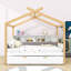 Lit plateforme avec rangement complet