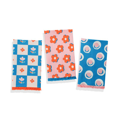 Groovy Floral Kitchen Towel Set