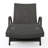 Pe Wicker Chaise Lounge With Arm For Patio Backyard