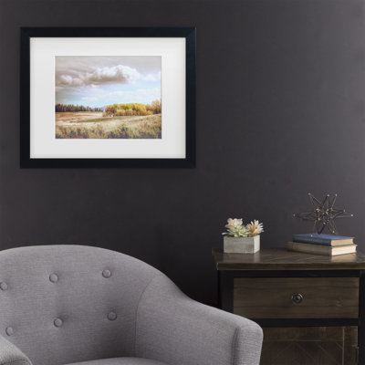 Art mural encadré - décoration murale Christy Berry «Wyoming Soft Fall Colors» avec cadre mat - Art du salon, de la cuisine et de la salle de bain - 16 x 20