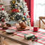 Chemin de table de Noël à carreaux rouge et vert, chemin de table des fêtes d'hiver de 72 pouces de long, décorations de Noël pour l'intérieur et l'extérieur
