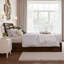 Lamareon Solid Wood Platform Bed with Footboard & Roll Out Trundle Bed-1852938153-1852938154